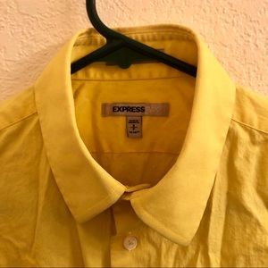 Express S Yellow Dress Shirt